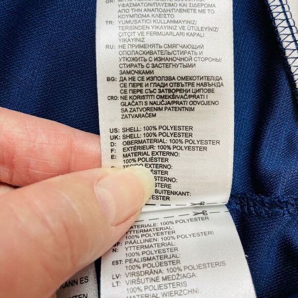 Adidas USTA Track Jacket Mens S Navy Full Zip Embroidered 2016 Tennis Nationals - Picture 5 of 10